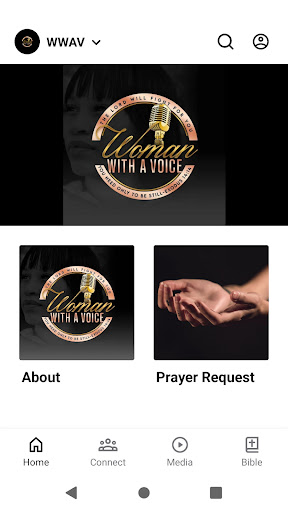 Android application Woman with a Voice screenshort
