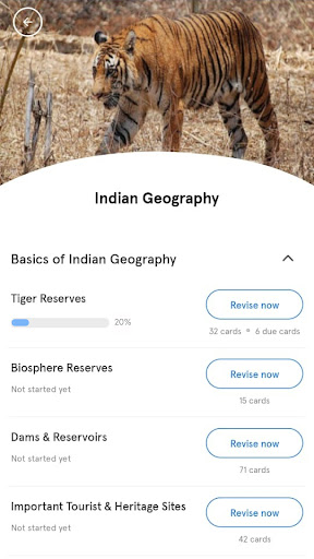 Xagon UPSC Flashcards revision Screen 2