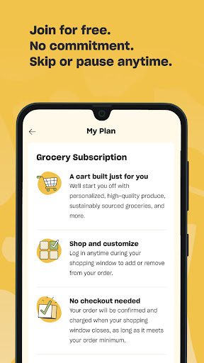 Screenshot of Misfits Market Grocery App