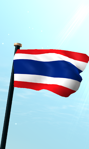 Android application Thailand Flag 3D Free screenshort