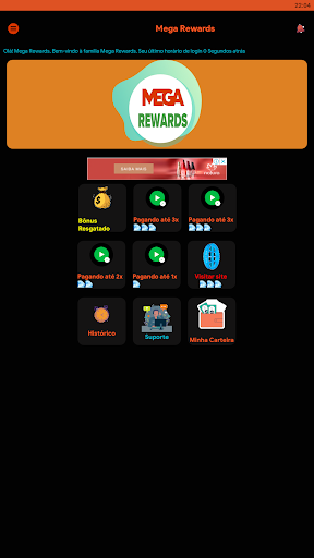 Mega Rewards Assista e ganhe
