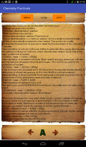 Chemistry Practicals