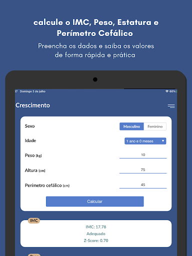 Calculadora de crescimento