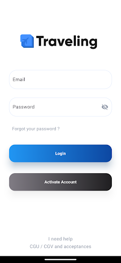 Android application Traveling Expenses screenshort