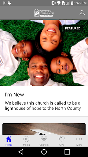 Android application Victory Outreach Vista screenshort