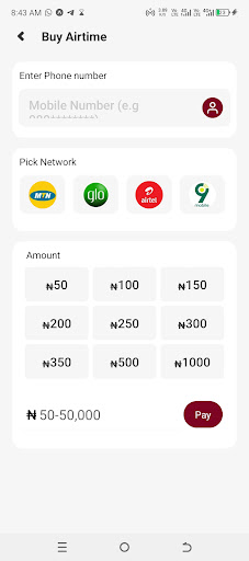 App screenshot