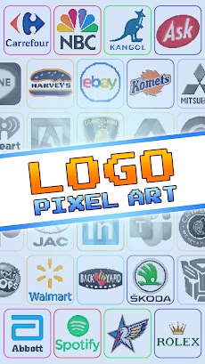 Logo Pixel Art Coloring Bookのおすすめ画像1