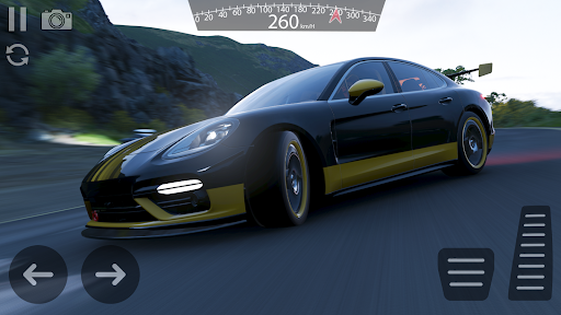 Android application Driving Porsche Panamera Turbo screenshort