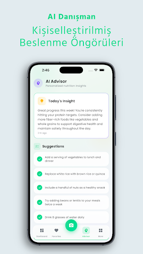 Foodly: AI Kalori Takip Uygula ekran görüntüsü