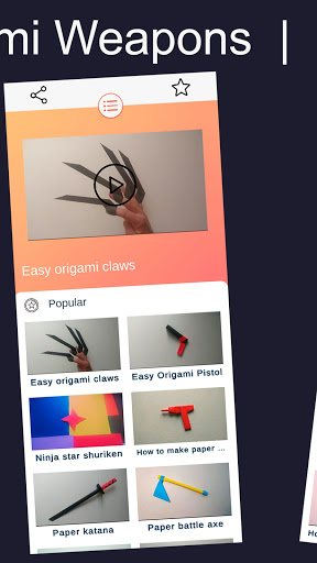Origami Weapons Step By Step
