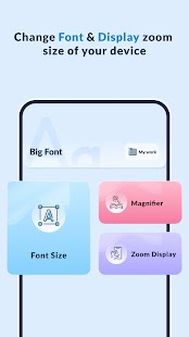 Bigger Mobile Fonts Screenshot