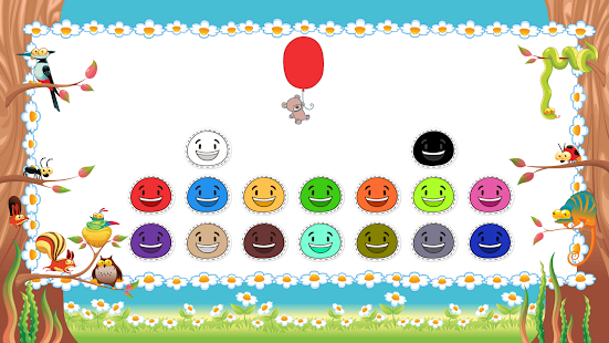 Learn Colors - Kids Games with Balloons and Bear Screenshot