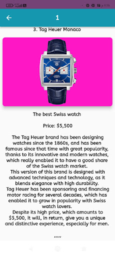 Swiss watch guide Screenshot 4 - AppWisp.com