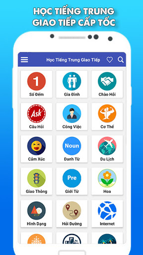 Android application Học Tiếng Trung Giao Tiếp screenshort