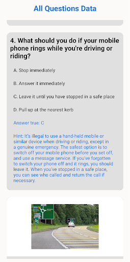 Android application Driving Theory Test UK screenshort