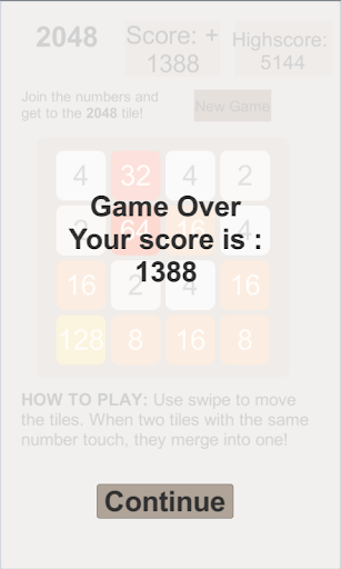 2048 Screen 2