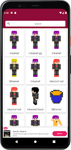 Mkamel Skins Minecraft Screen 2