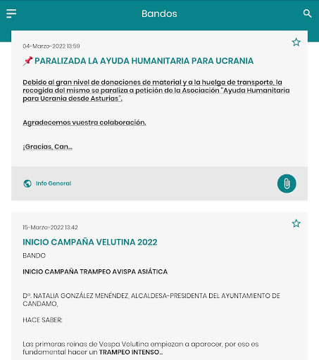 Candamo Informa Screen 2