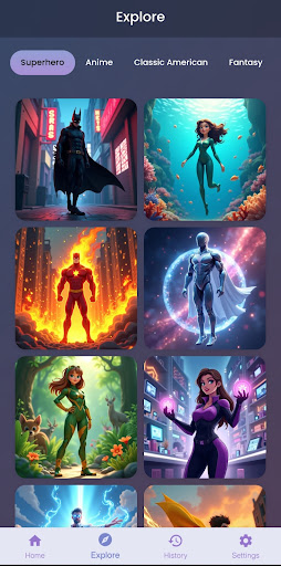 Screenshot of AI Cartoon Generator-Art Maker