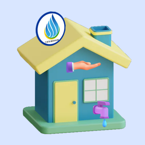 Water Hibah Perumda Kukar logo