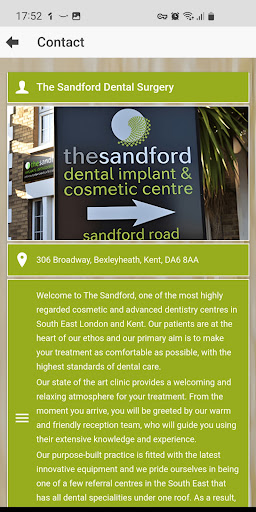 The Sandford Dental Clinic Screen 2