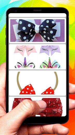 Android application DIY Hair Bows Design screenshort