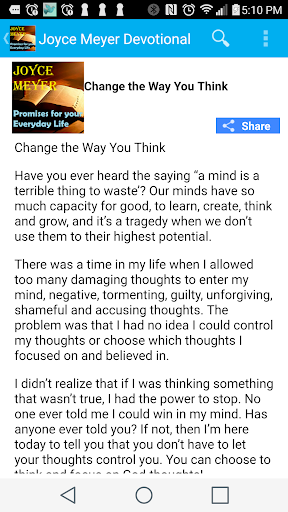 Daily Devotional - Joyce Meyer Screen 3