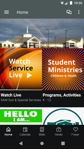 Android application United Methodist of Livonia screenshort