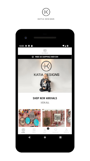 Android application Katia Designs screenshort