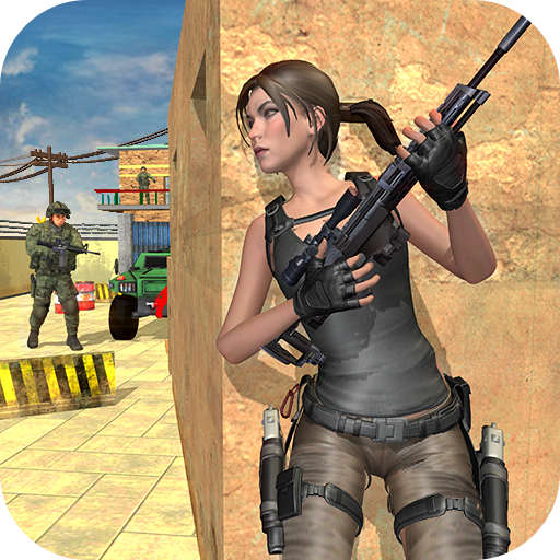 Fps Army girl Commando Mission  Icon