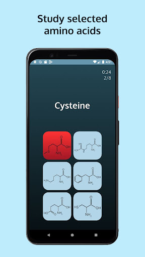 Amino Acid Flashcards Screen 3