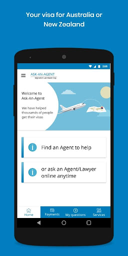 Android application Visa for Australia, Canada & N screenshort