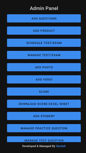 Indian Abacus Academy Admin Screen 2