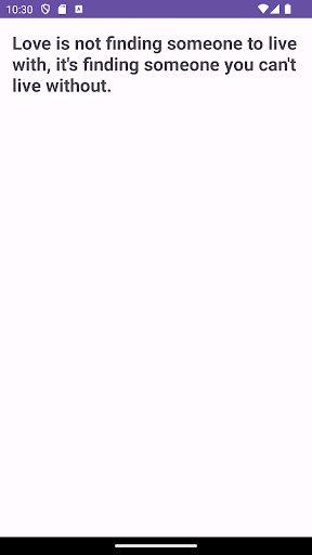 Android application Love Quotes 365 screenshort