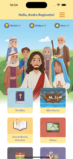 Android application Catholic Bible Storybook screenshort