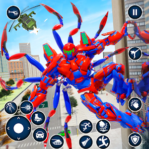 Spider Robot: Robot Car Games Unknown
