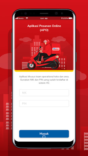 Aplikasi Pesanan Online (APO) Screen 3