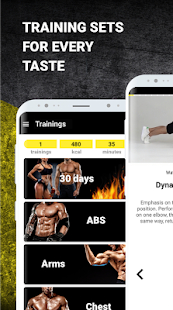 Home Workout for men - Personal body trainer app Screenshot