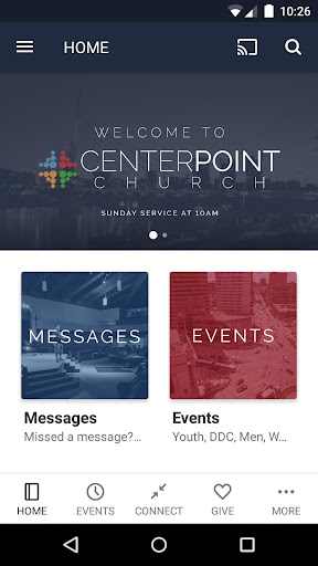 Android application Centerpoint Church Winnipeg screenshort