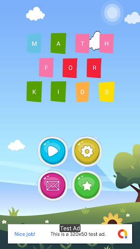 Android application Math Quiz Early screenshort