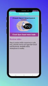 iTouch Sport Smartwatch Guide