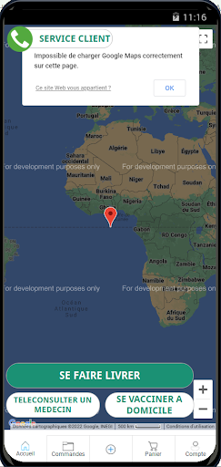 Android application MaPharmacie screenshort