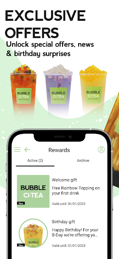 Bubble CiTea Screen 3