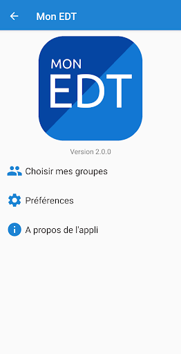 Android application Mon EDT - Emploi du temps UCA screenshort