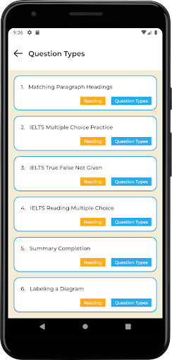IELTS Prepare App Screen 3