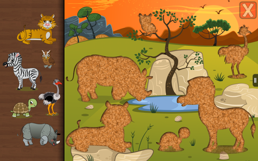 Screenshot of Animal Puzzles for Kids