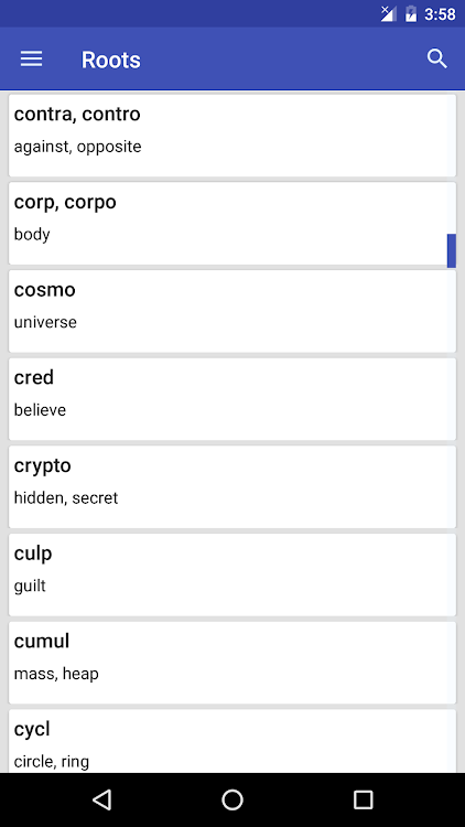 Root Words : Prefix Suffix - 3.9 - (Android)