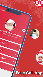 Fake call chat for Santa Claus