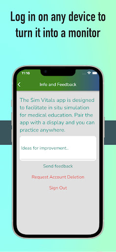 Sim Vitals Screen 3