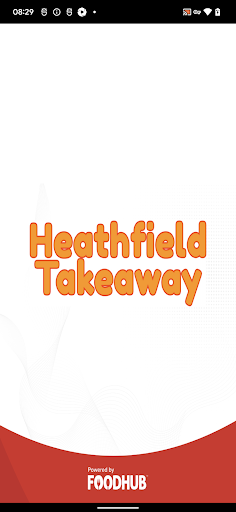 Android application Heathfield Takeaway screenshort
